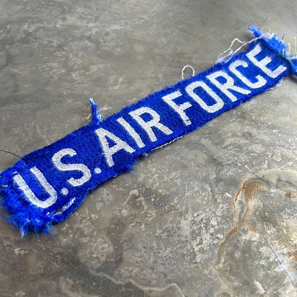 U.S. AIR FORCE blue tape patch, vintage - Picture 4 of 11